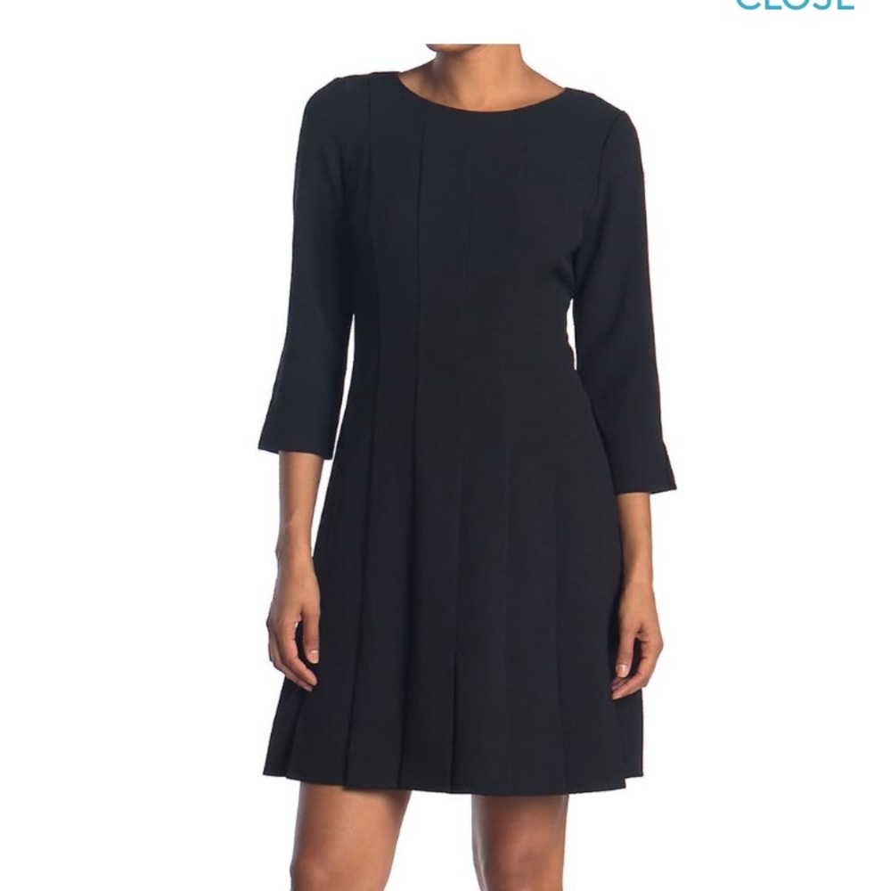 Eliza J. Black fit and flare dress, nwt, size 12